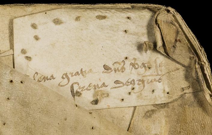 Detail of hidden prayer in GF 08