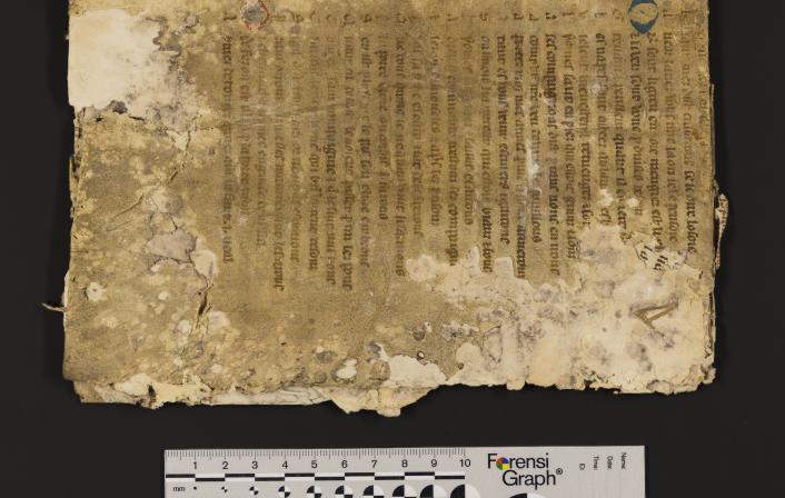 St Peter Port: Greffe, Langlois C.2 Notebook containing list of properties on Fief Le Comte that pay Champart (pre-1592) front outside