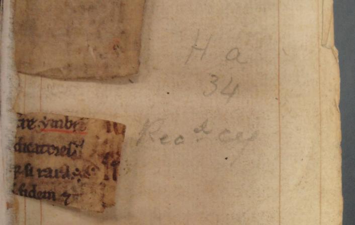 Colchester Harsnett H.a.34 front recto