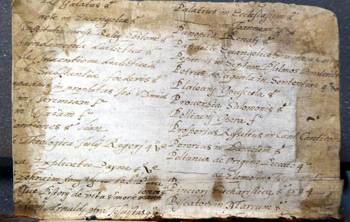 Colchester Harsnett K.d.23 ii second verso
